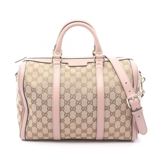 Gucci Handbag Webbing Line GG Canvas 2-Way Beige Mini