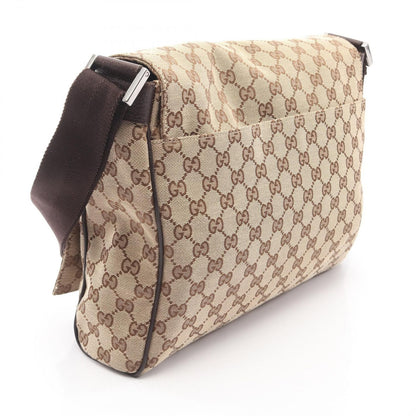 Gucci Shoulder Bag GG Canvas Beige Brown Messenger — view 2