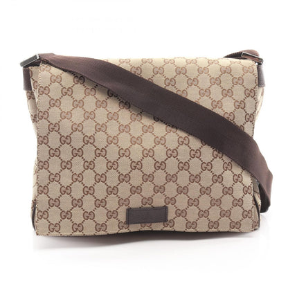 Gucci Shoulder Bag GG Canvas Beige Brown Messenger