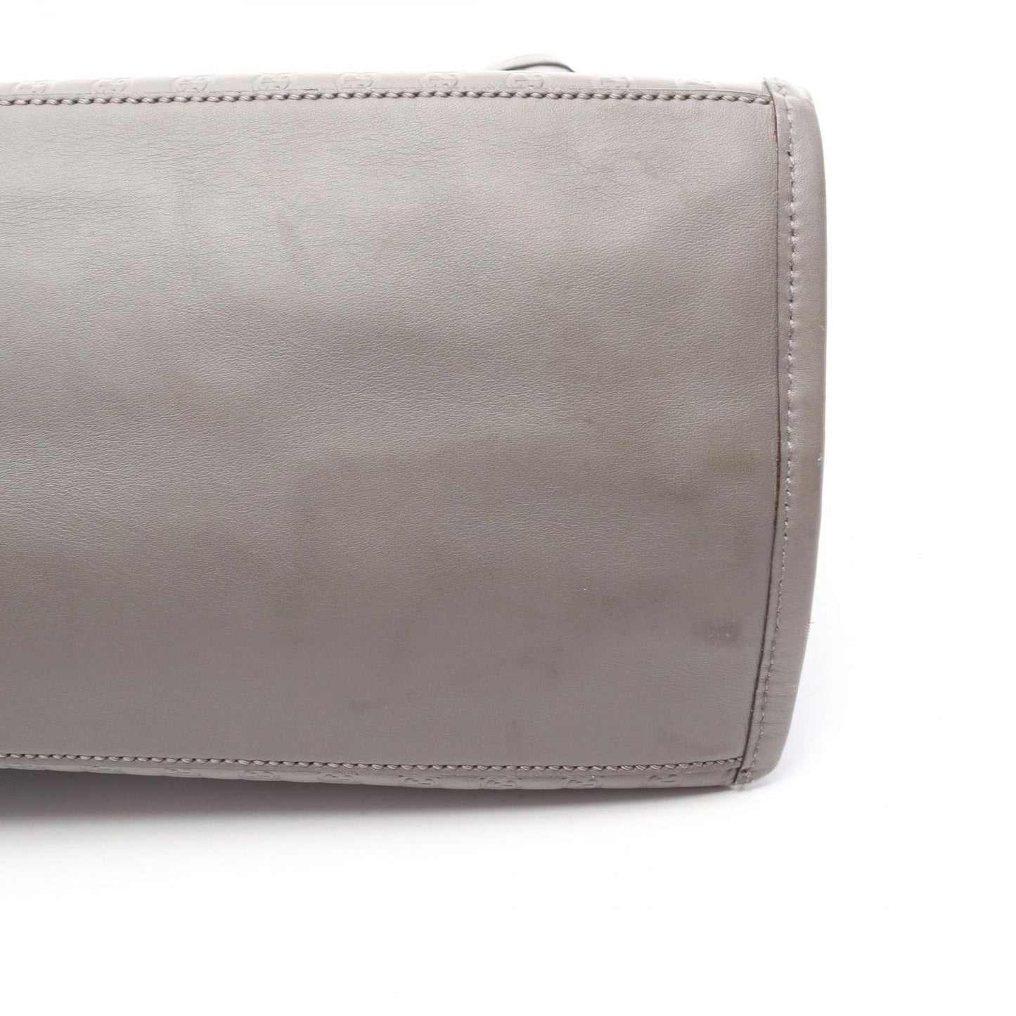 Gucci Handbag Micro Guccissima 2-Way Gray Leather — view 7