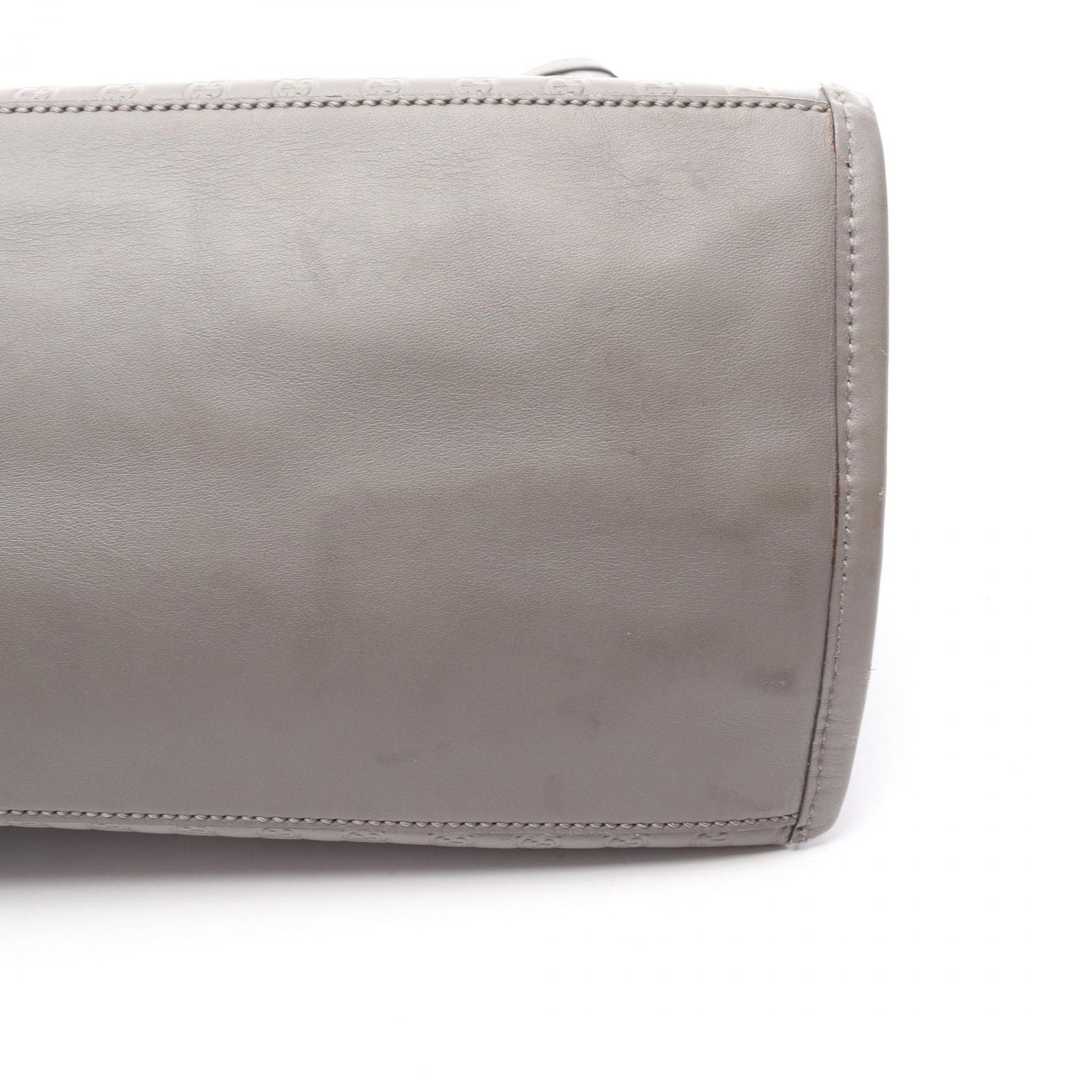 Gucci Handbag Micro Guccissima 2-Way Gray Leather — view 7
