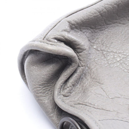 Balenciaga Handbag Classic Mini City 2-Way Gray Leather Bag — view 7