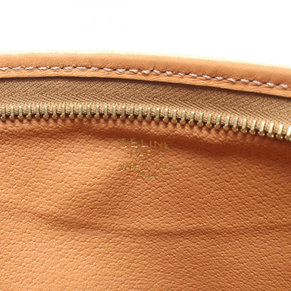 Celine Clutch Macadam Dark Brown Canvas Leather — view 4