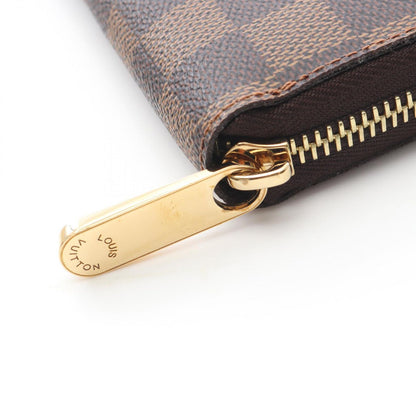 Louis Vuitton Round Wallet Zippy Damier Ebene — view 9