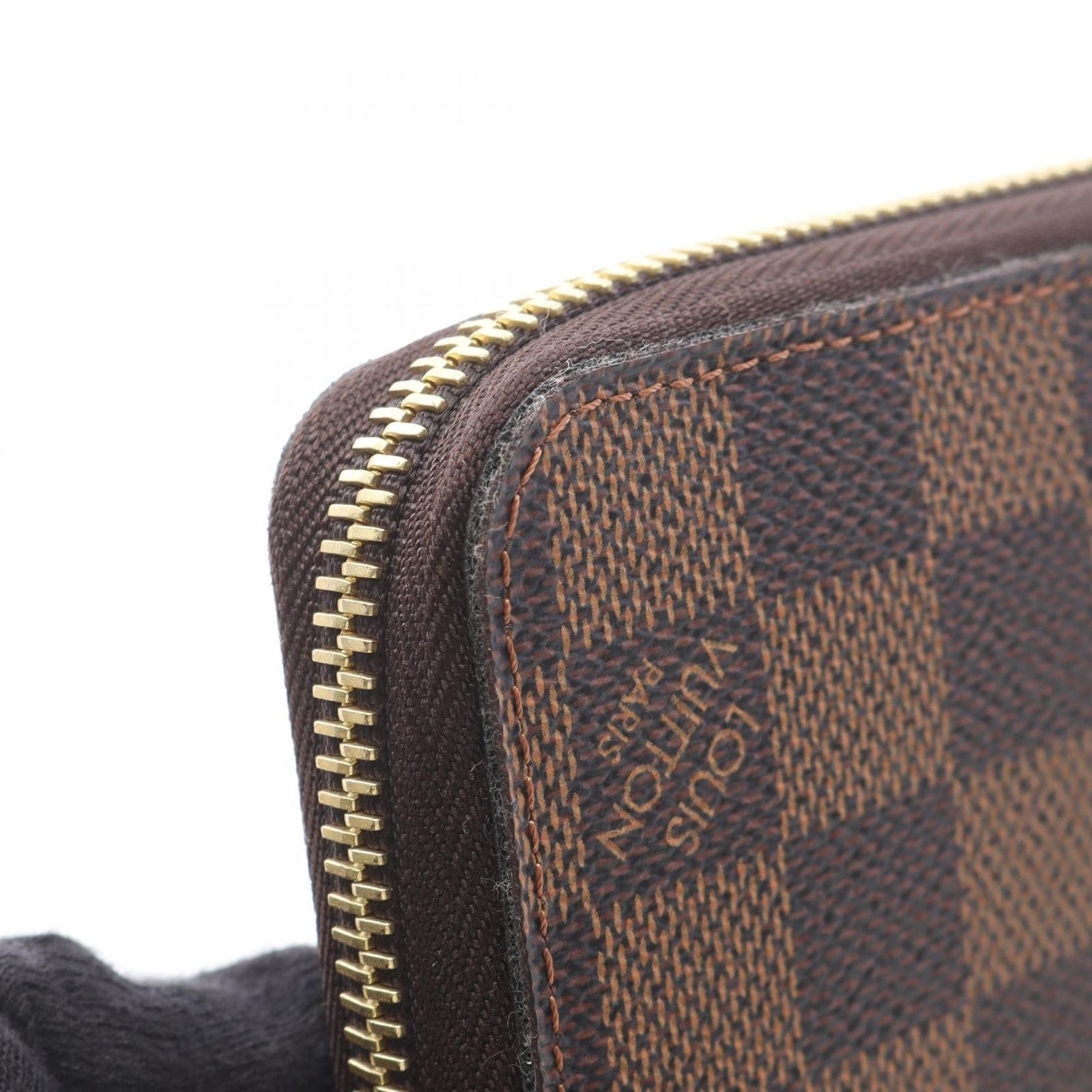 Louis Vuitton Round Wallet Zippy Damier Ebene — view 6