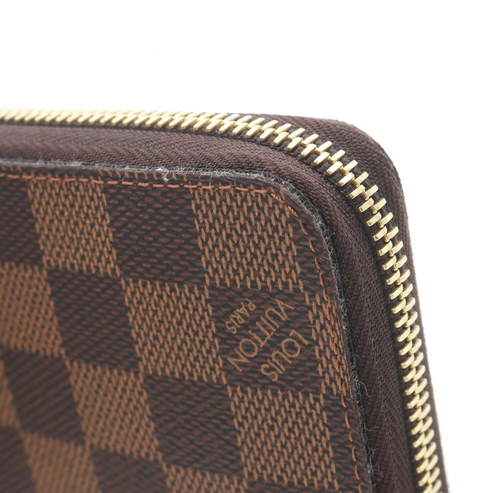 Louis Vuitton Round Wallet Zippy Damier Ebene — view 7