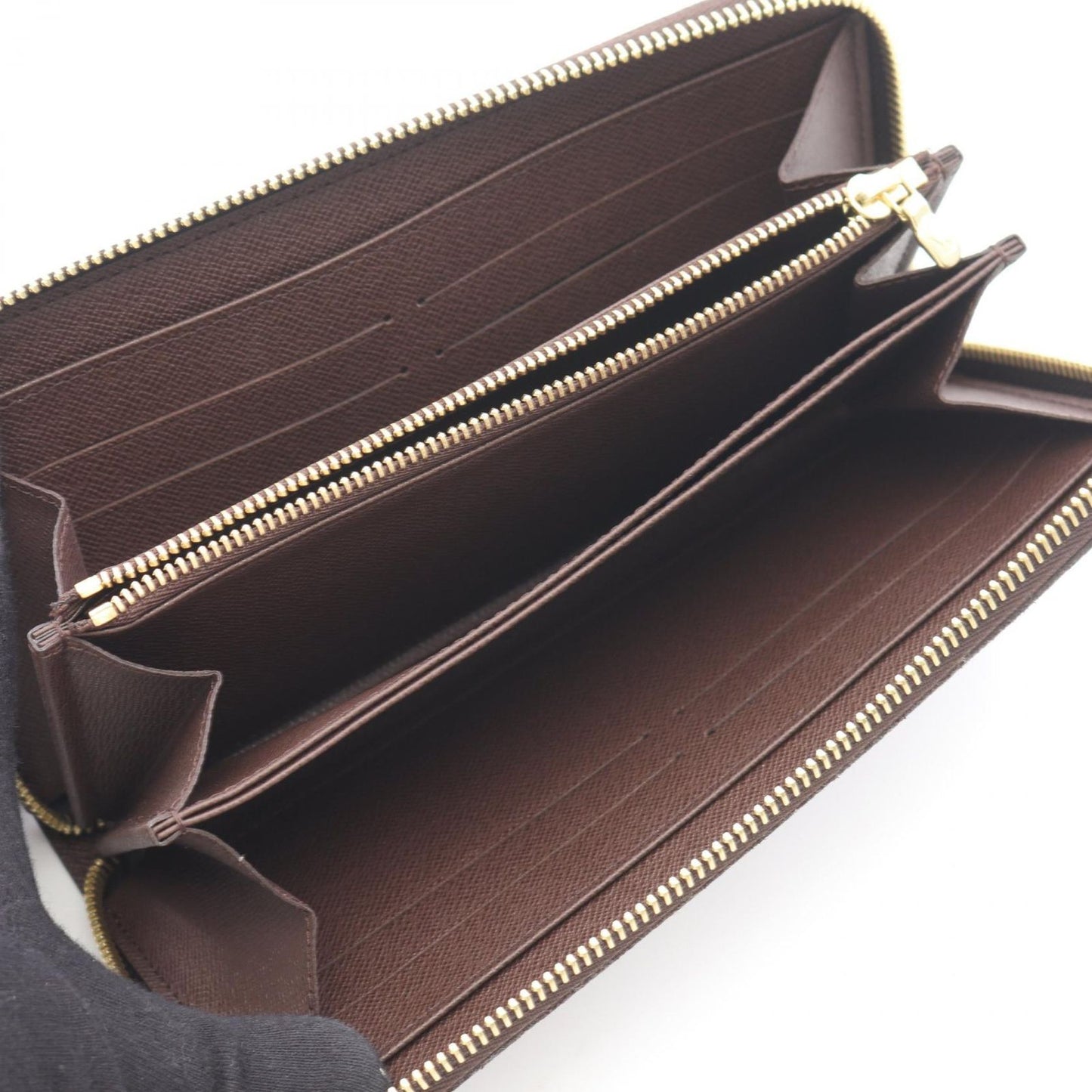Louis Vuitton Round Wallet Zippy Damier Ebene — view 3