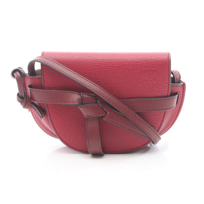 Loewe Shoulder Bag Gate Mini Black Leather