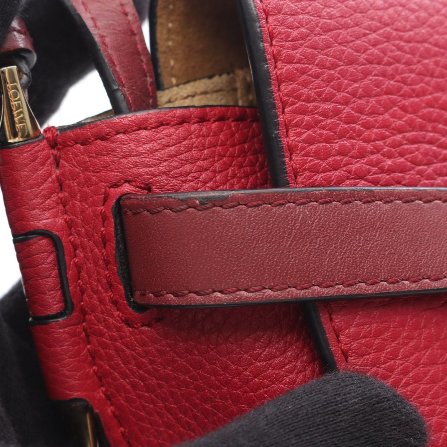 Loewe Shoulder Bag Gate Mini Black Leather — view 9