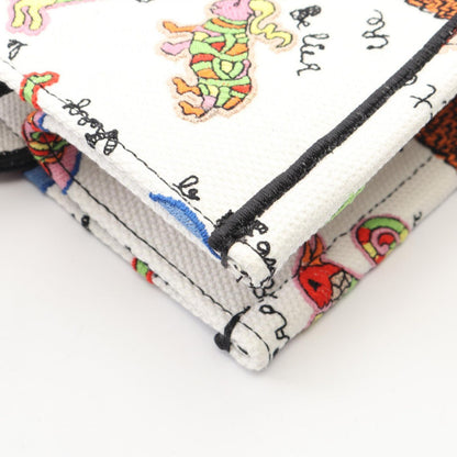 Dior Tote Book Niki Saint Phalle White Orange Black Canvas — view 7