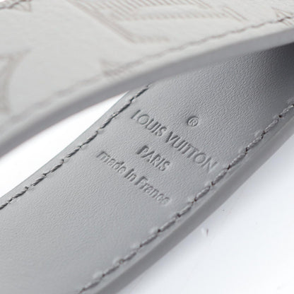 Louis Vuitton Key Holder Dragonne Monogram Shadow Gray Leather — view 3