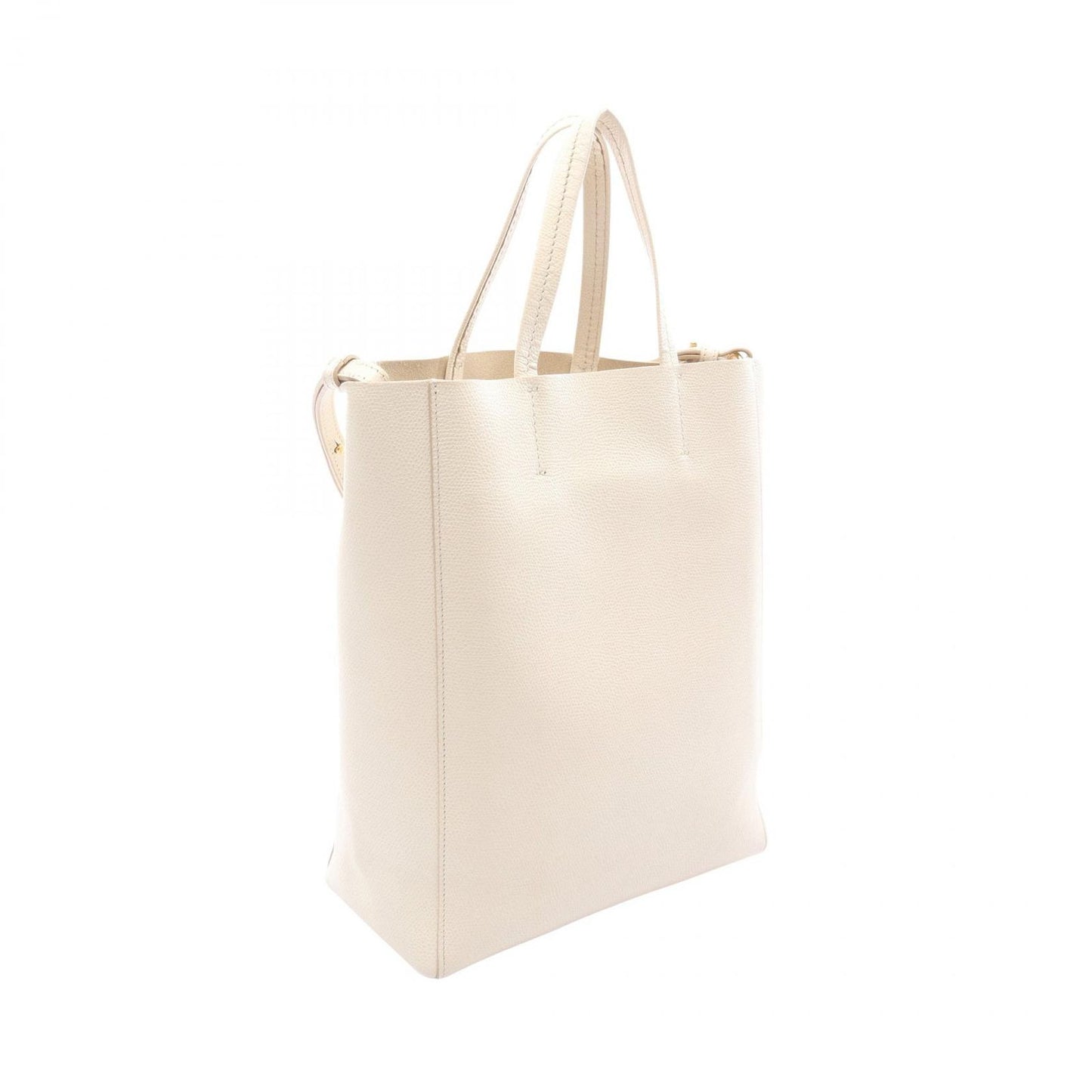 Celine Tote Vertical Small Cover 2-Way White Leather — view 2