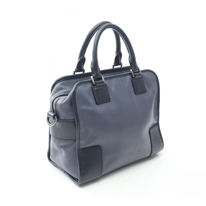 Loewe Handbag Cruz 2-Way Dark Blue Leather Shoulder — view 2