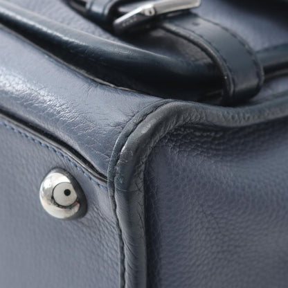 Loewe Handbag Cruz 2-Way Dark Blue Leather Shoulder — view 6