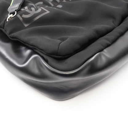 Chanel Shoulder Bag Sports Line CC Logo Black Nylon Rubber — view 7
