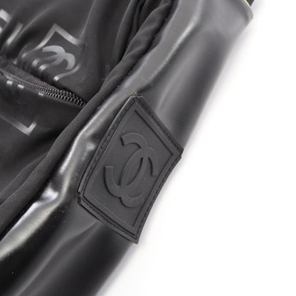 Chanel Shoulder Bag Sports Line CC Logo Black Nylon Rubber — view 9