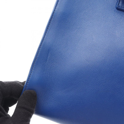 Saint Laurent Paris Handbag Monogram Cabas 2-Way Blue Leather Baby — view 6
