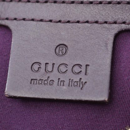 Gucci Shoulder Bag Horsebit Purple Leather — view 4