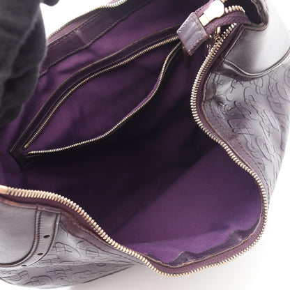 Gucci Shoulder Bag Horsebit Purple Leather — view 3