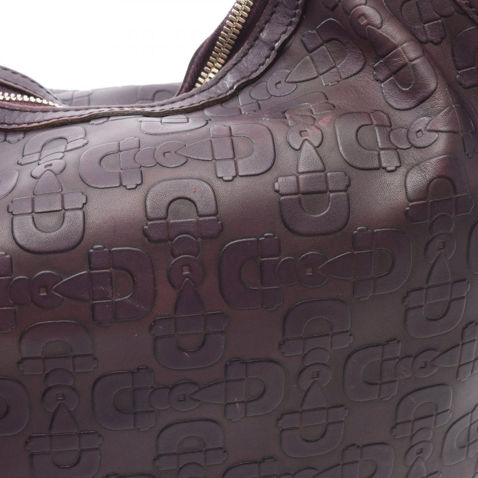Gucci Shoulder Bag Horsebit Purple Leather — view 6