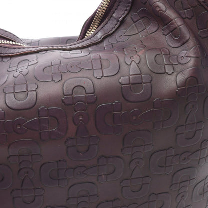 Gucci Shoulder Bag Horsebit Purple Leather — view 6