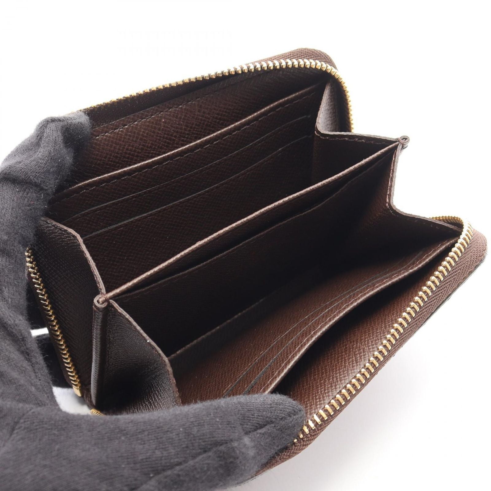 Louis Vuitton Coin Case Damier Ebene Zippy Purse — view 3