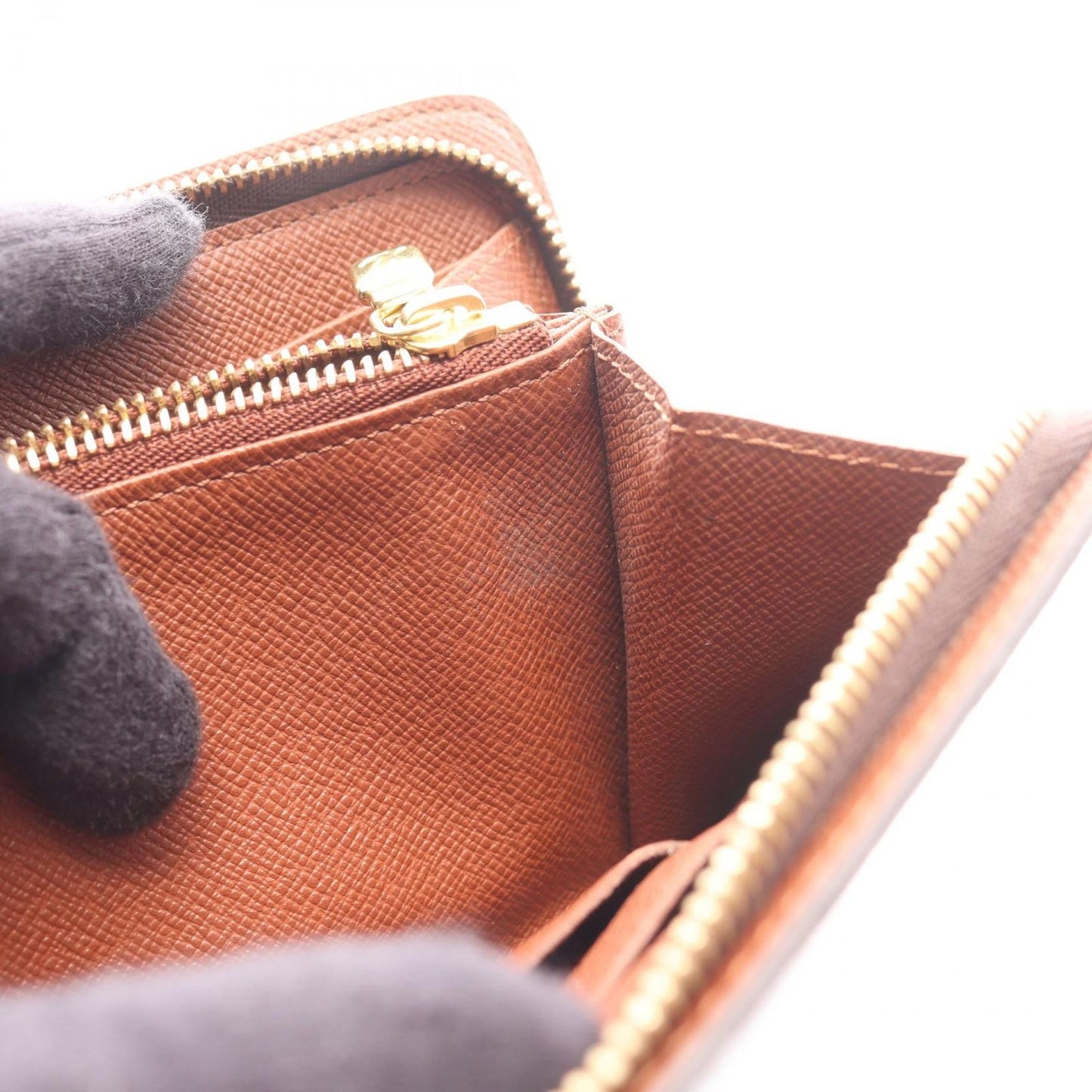 Louis Vuitton Round Wallet Porte-Monnaie Sip Monogram Leather — view 8