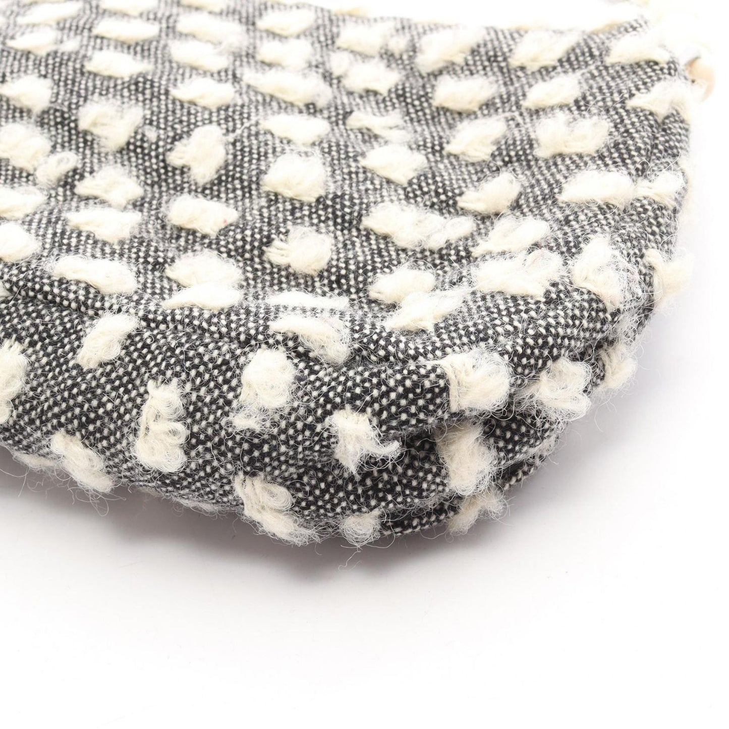 Dior Shoulder Bag Maris Pearl Black White Wool Leather — view 6