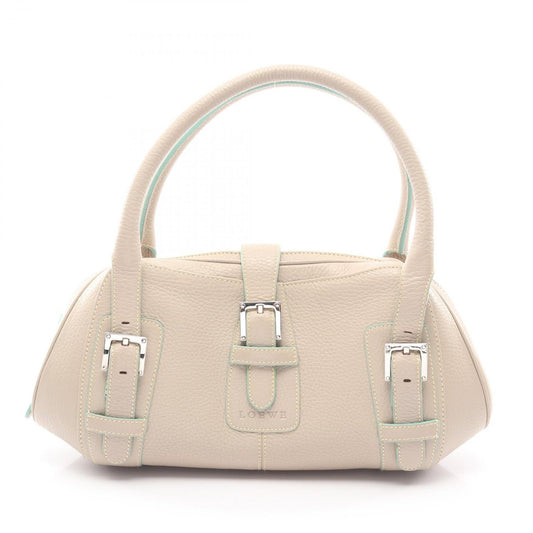 Loewe Handbag Beige Leather