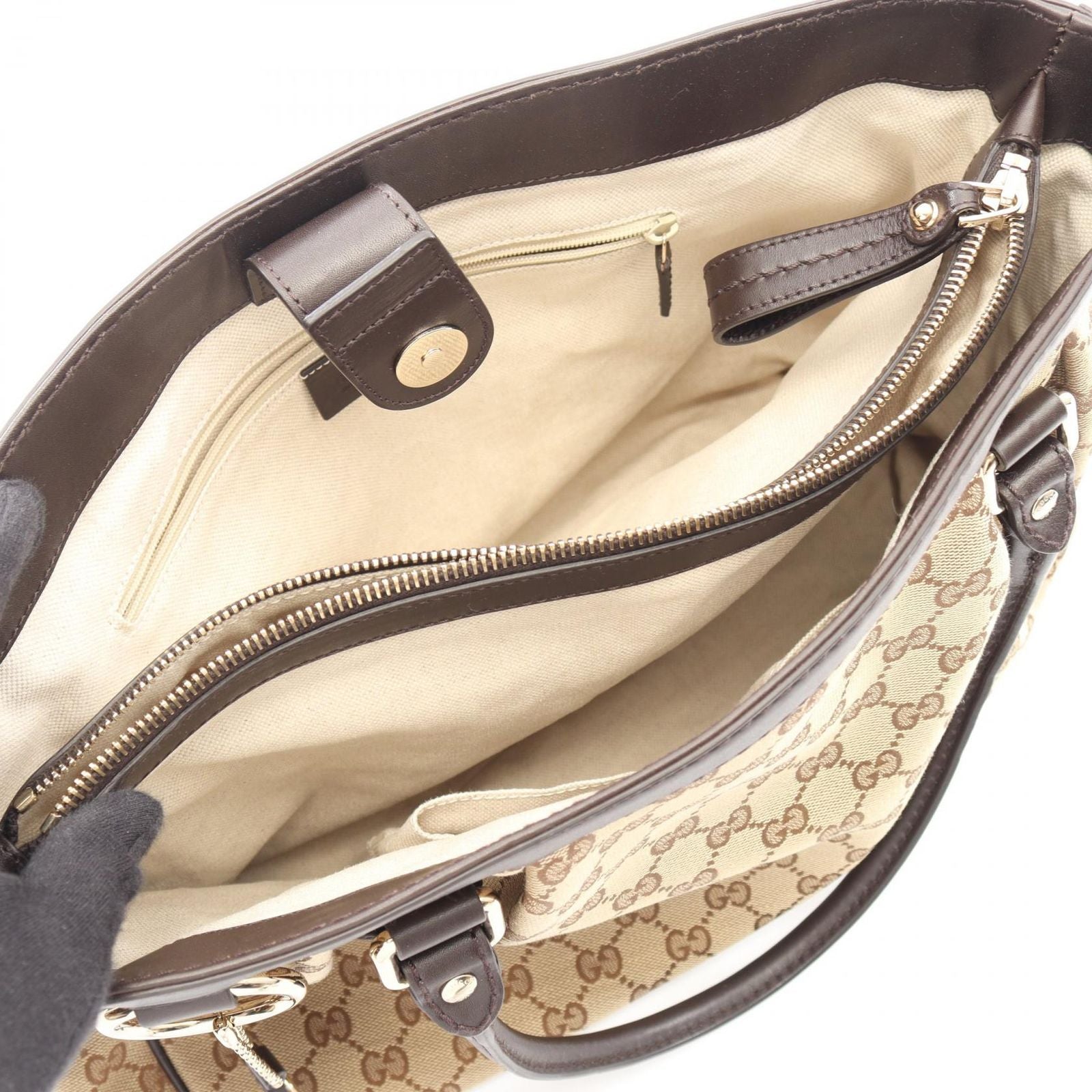 Gucci Tote Ski GG Canvas Beige — view 3