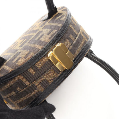 Fendi Handbag Zucca 2-Way Brown Canvas Leather — view 5