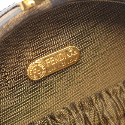 Fendi Handbag Zucca 2-Way Brown Canvas Leather — view 4