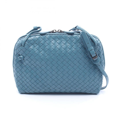 Bottega Veneta Shoulder Bag Nodini Intrecciato Blue Leather