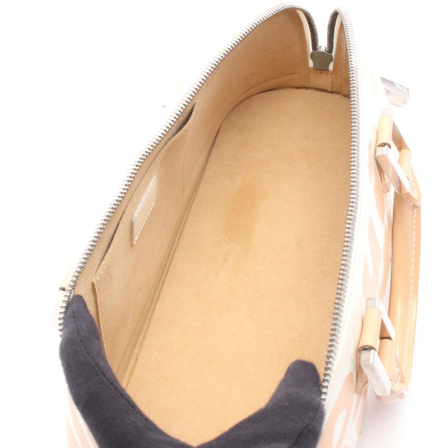 Louis Vuitton Handbag Alma Horizontal Monogram Graffiti White Beige Leather — view 3