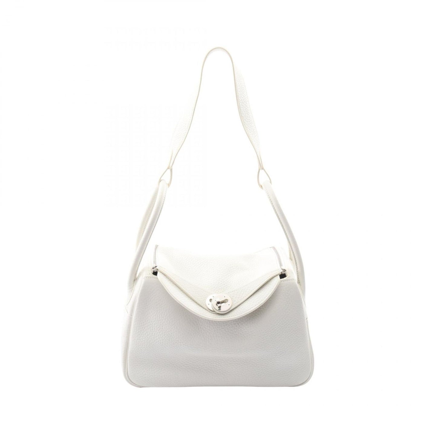 Hermes Shoulder Bag Lindy 26 White