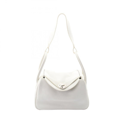 Hermes Shoulder Bag Lindy 26 White