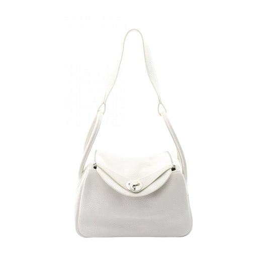 Hermes Shoulder Bag Lindy 26 White
