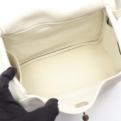 Hermes Shoulder Bag Lindy 26 White — view 3