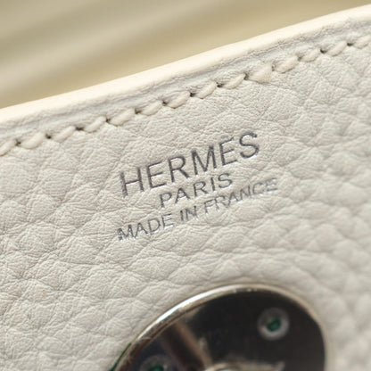 Hermes Shoulder Bag Lindy 26 White — view 4