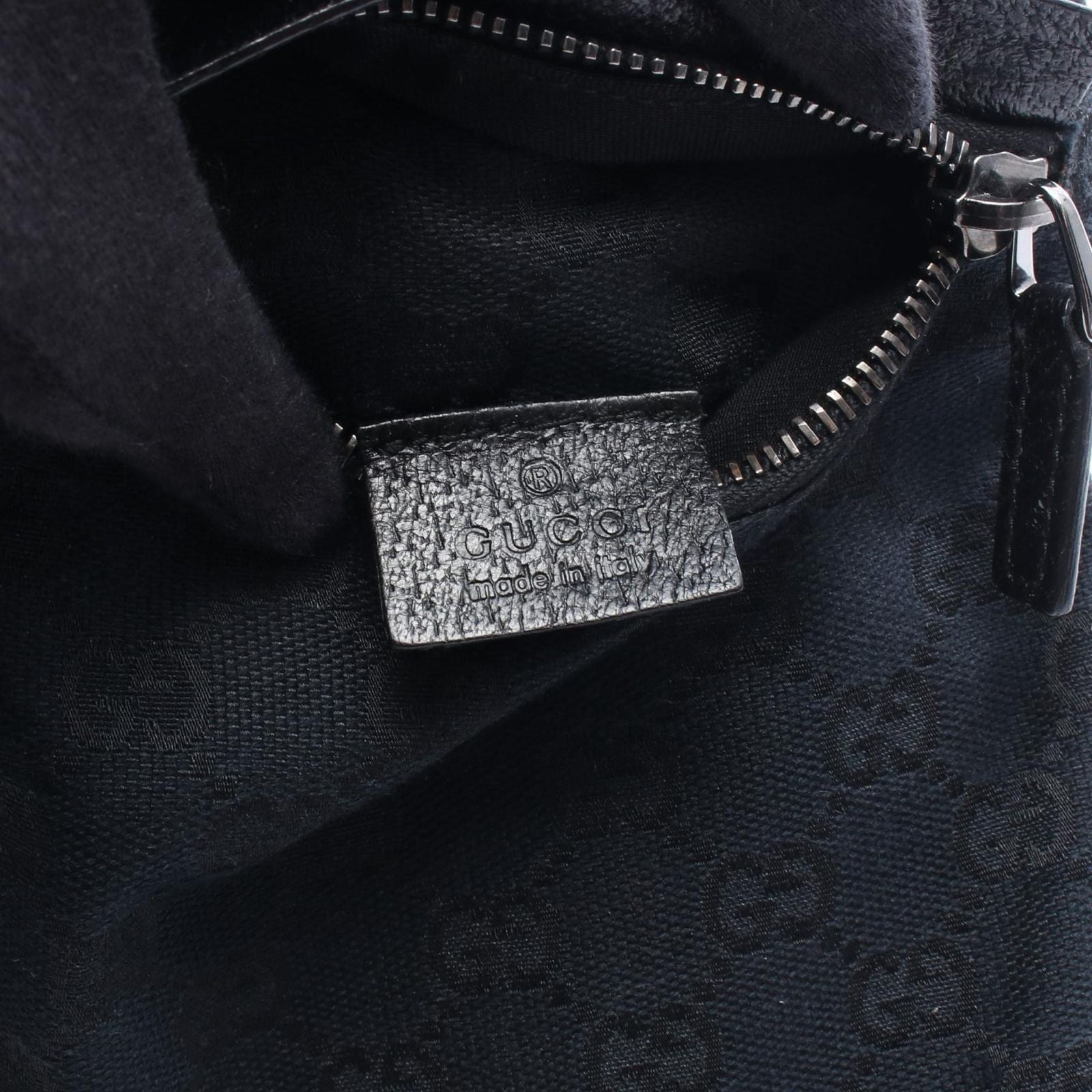 Gucci Waist Bag GG Canvas Black — view 4