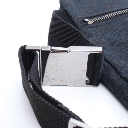 Gucci Waist Bag GG Canvas Black — view 7