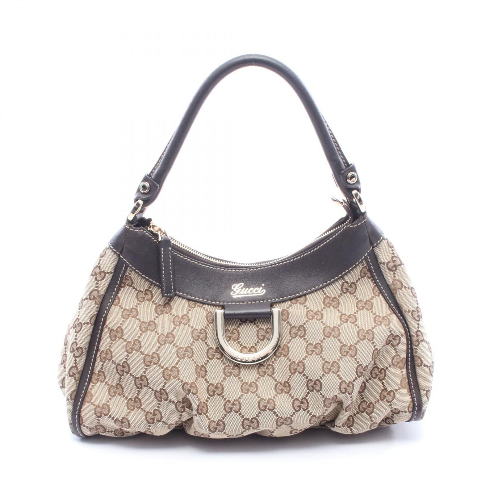 Gucci Shoulder Bag Abbey GG Canvas Beige