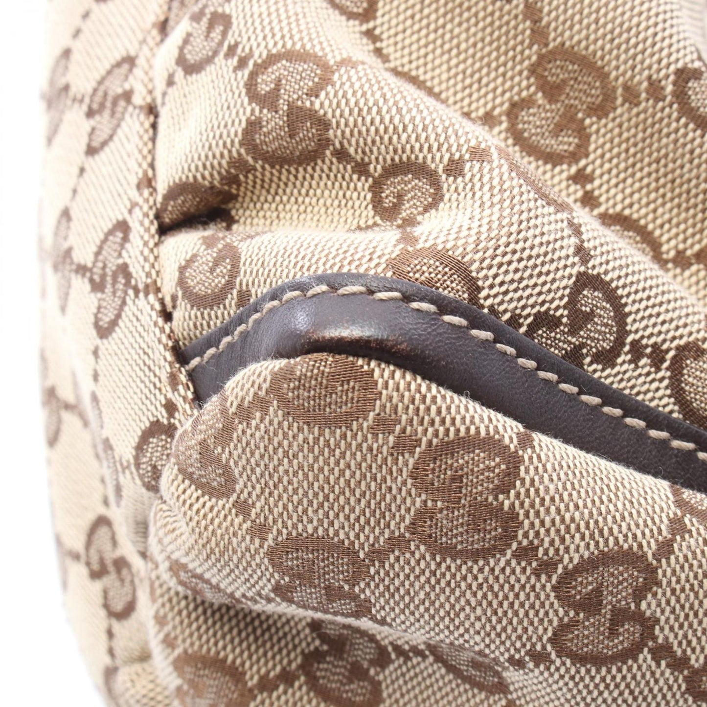 Gucci Shoulder Bag Abbey GG Canvas Beige — view 6
