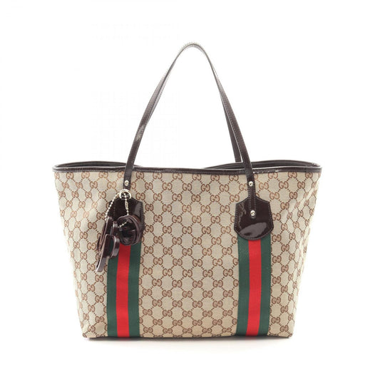 Gucci Tote GG Canvas Sherry Line Beige