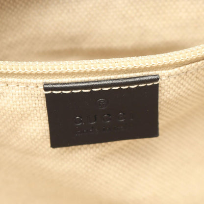 Gucci Shoulder Bag Canvas Sherry Line Black — view 4