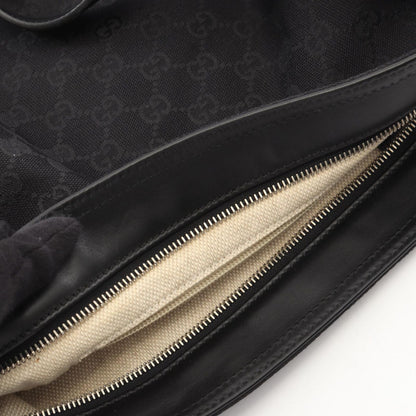 Gucci Shoulder Bag Canvas Sherry Line Black — view 6