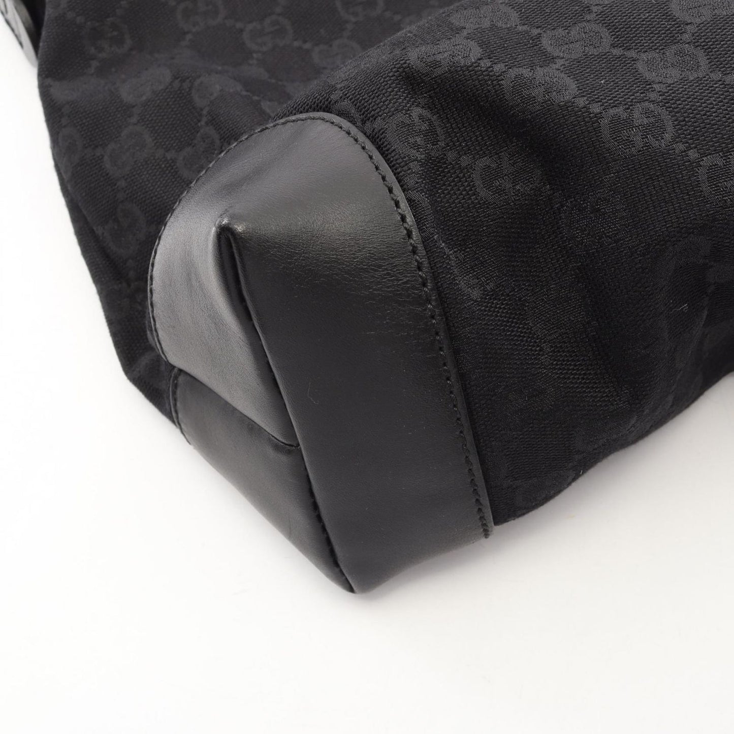 Gucci Shoulder Bag Canvas Sherry Line Black — view 8