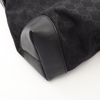 Gucci Shoulder Bag Canvas Sherry Line Black — view 8