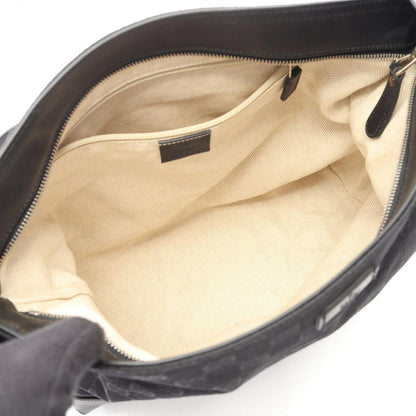 Gucci Shoulder Bag Canvas Sherry Line Black — view 3