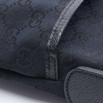 Gucci Shoulder Bag GG Canvas Sherry Line Black — view 5